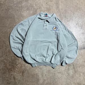 Vintage VTG 90’s Pelican Brewing Co. Boxy Polo Sweatshirt